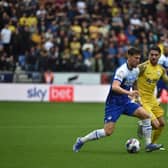 Callum Lang in action against Preston