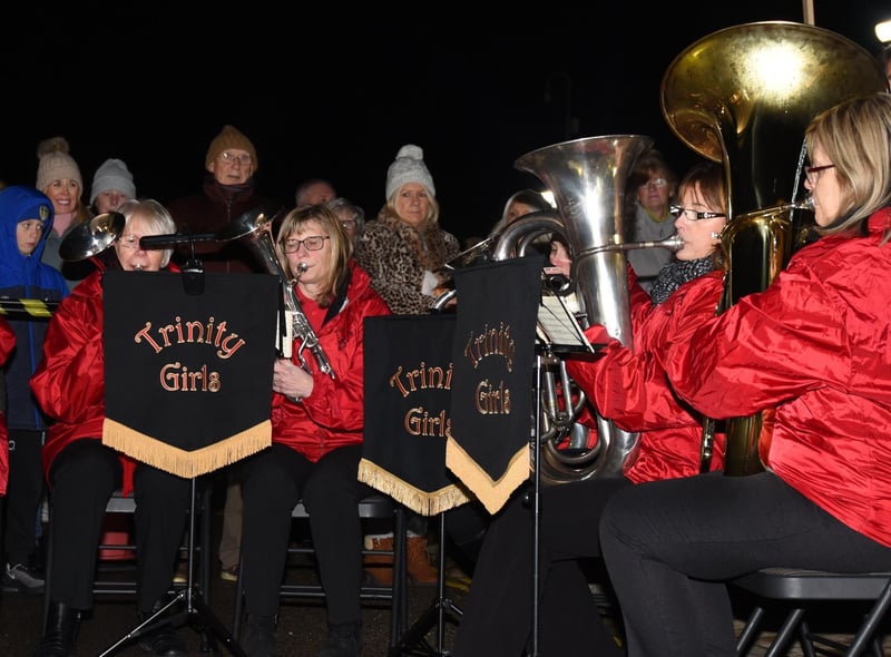 Trinity Girls band plays