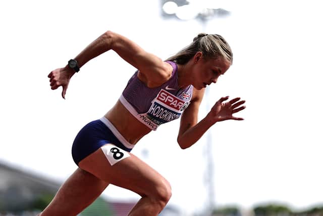 Keely Hodgkinson has progressed to the semi-finals (Photo by Simon Hofmann/Getty Images for European Athletics)
