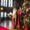 Father Christmas at Bamburgh Castle (photo: Phil Punton)