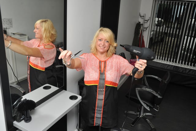 Hairdresser Beth Pugh was running a business from a converted garage at her home in Beech Hill, but was preparing to move to new premises