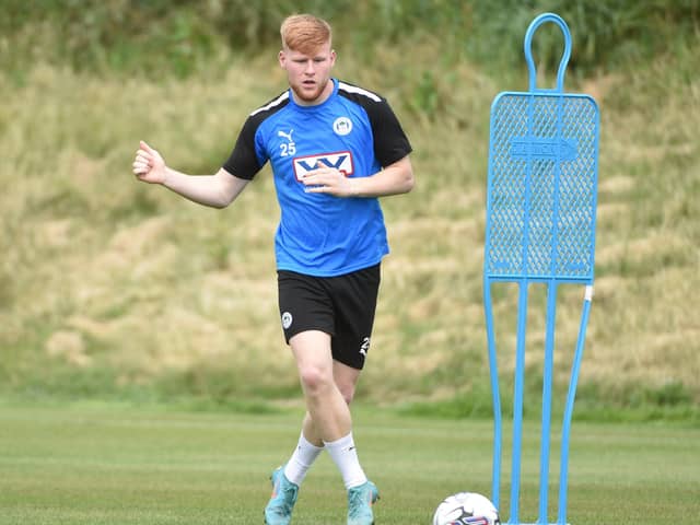 Josh Stones is hammering on the Latics first-team door, according to boss Shaun Maloney