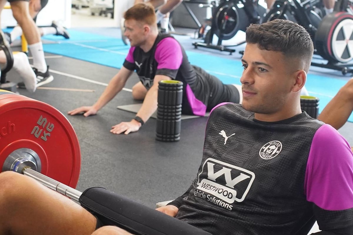 Wigan Athletic players return to Christopher Park for pre-season!