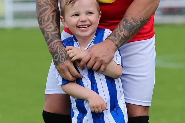 Dave Sargent and his son Oliver