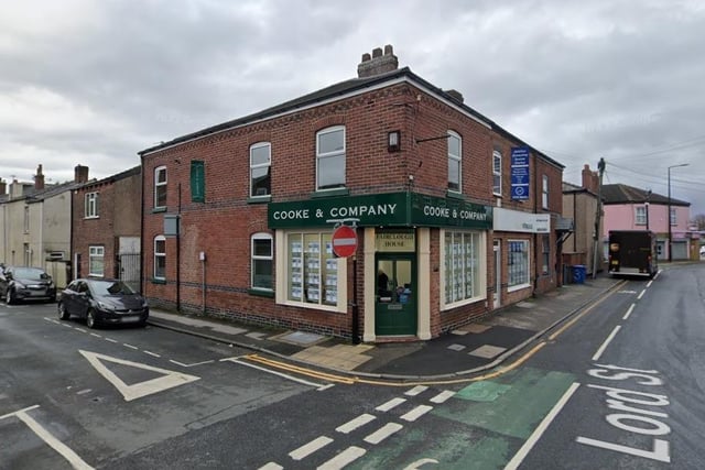 Cooke and Company estate agents, on Lord Street, Leigh, was rated 4.5 out of 5 with 145 reviews