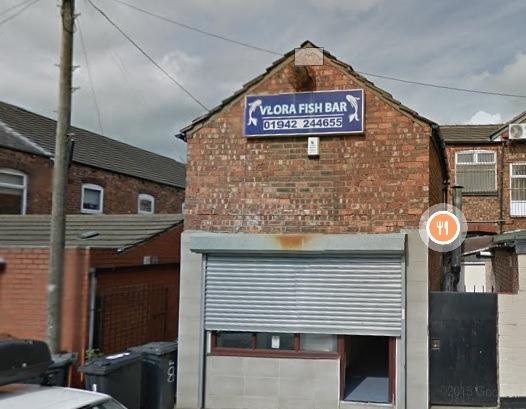 Vlora Fish Bar/ Rated: 4.5 on Google/
Vicki Balderson commented: " Best chippy going"/
1A Ellis St, Whelly, Wigan, WN1 3PL
