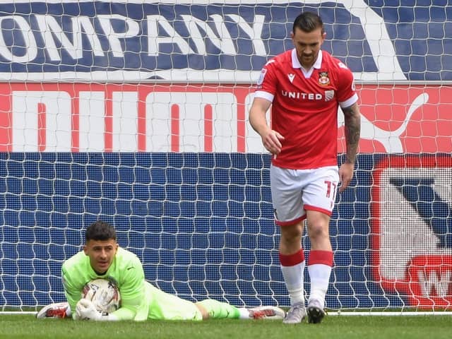 Sam Tickle picked up his 16th clean sheet in the league against Wrexham