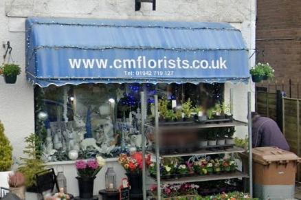 C M Florists, in Ashton-in-Makerfield has a rating of 4.8 from 58 reviews on Google