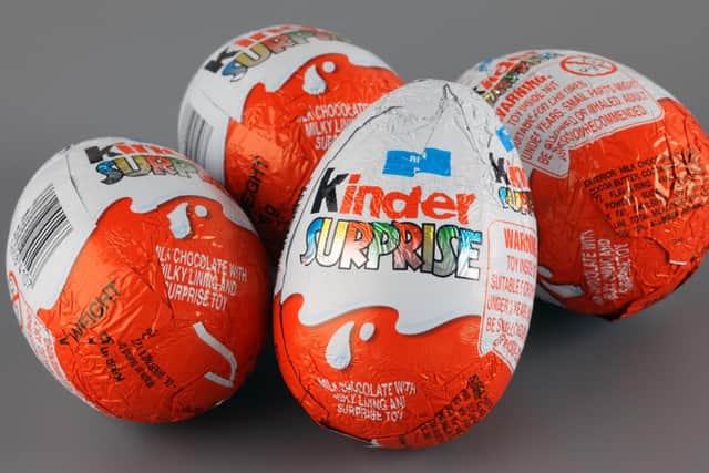 What was suspected to be cocaine was found inside Kinder eggs seized from a man in Wigan's Mesnes Park