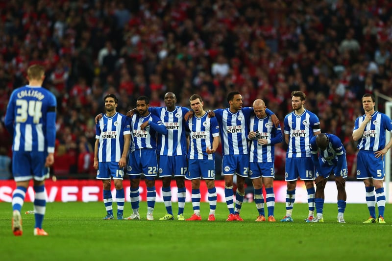 The year after winning the competition, Latics made it to the semi-finals, with their run to the last four featuring another victory over Manchester City.  

Jordi Gomez opened the scoring at Wembley, where they faced Arsenal, before Per Mertesacker equalised. 

The game eventually went to penalties, but it wasn’t meant to be for Uwe Rosler’s side, as they lost 4-2.