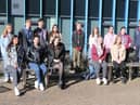 Some of the Winstanley College students who have been offered places at Oxford and Cambridge Universities