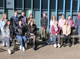 Some of the Winstanley College students who have been offered places at Oxford and Cambridge Universities