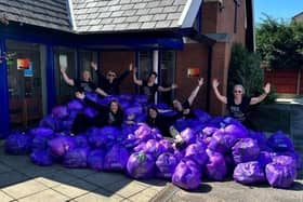 Slimming World consultants and members collected more than 230 bags filled with unwanted clothes