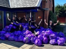 Slimming World consultants and members collected more than 230 bags filled with unwanted clothes