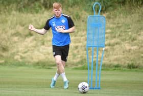 Josh Stones has been training with the Latics first team under the watchful eye of boss Shaun Maloney