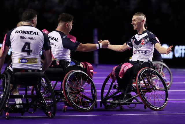 England have won the Wheelchair Rugby League World Cup (Photo by Jan Kruger/Getty Images for RLWC)