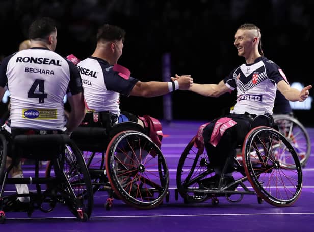 England have won the Wheelchair Rugby League World Cup (Photo by Jan Kruger/Getty Images for RLWC)