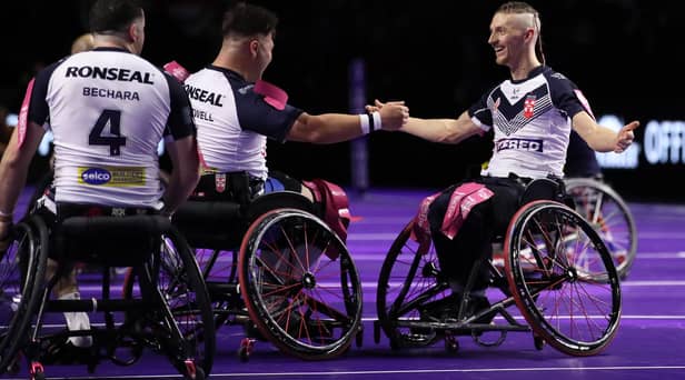England have won the Wheelchair Rugby League World Cup (Photo by Jan Kruger/Getty Images for RLWC)