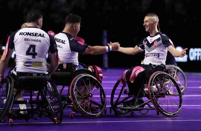 England have won the Wheelchair Rugby League World Cup (Photo by Jan Kruger/Getty Images for RLWC)