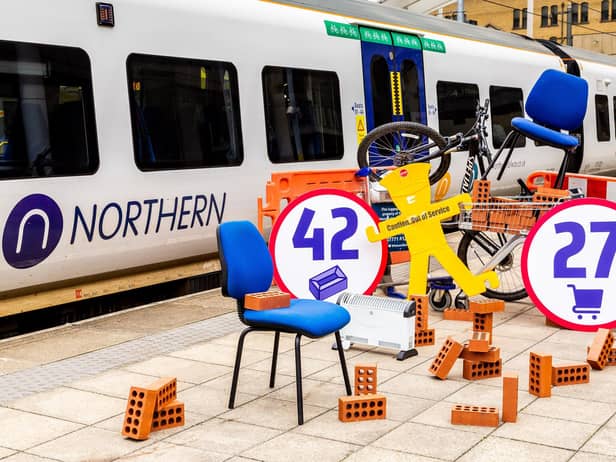 Trains operated by Northern were the target of almost 70 dangerous attacks in the last 12 months.