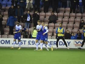 Nathan Broadhead takes the congratulations after opening the scoring