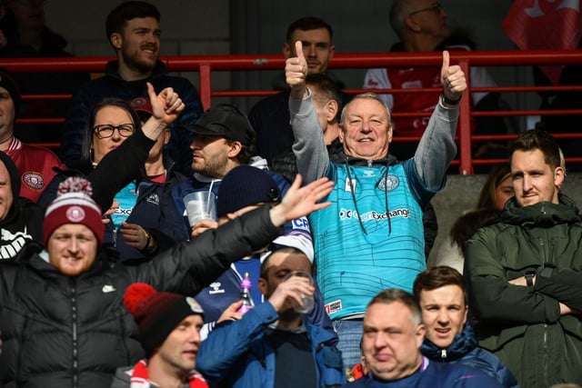 Wigan Warriors fans at Craven Park.