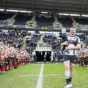 Wigan Warriors played Hull FC for Scott Taylor's testimonial match at the start of 2023