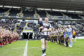 Wigan Warriors played Hull FC for Scott Taylor's testimonial match at the start of 2023