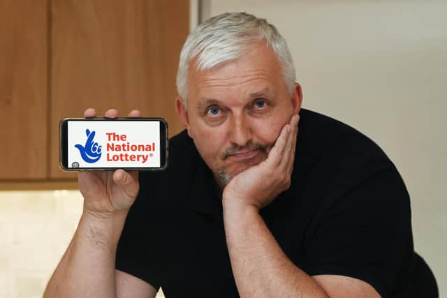 Mark Fletcher from Ashton-in-Makerfield, is upset after he got an alert claiming he had won the National Lottery jackpot, matching six numbers after playing on the official National Lottery App, but after ringing the company, they claim they can't find the ticket.