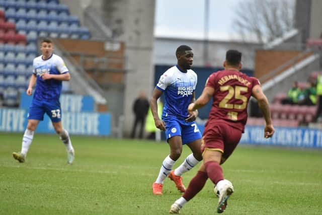 Christ Tiehi was impressive again for Latics in the weekend draw against Norwich