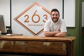 Chef Oli Martin at 263 Restaurant, Preston