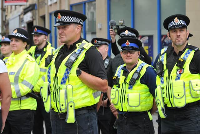Wigan Police and police officers from Greater Manchester turned out in force for Operation Avro