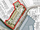 The area to be occupied by the new homes