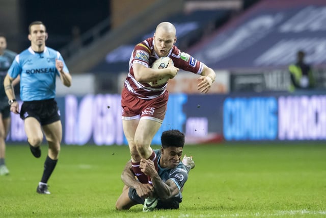 Was rested in round four but has returned to Wigan's 21-man squad