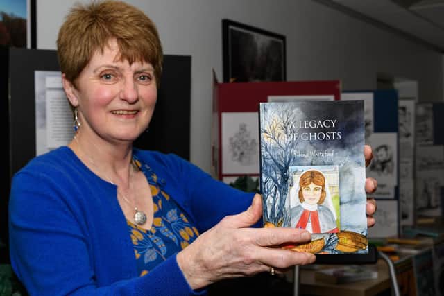 Author Rhona Whiteford with her new book