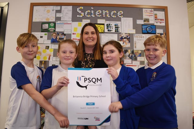 The school also celebrates gaining the Primary Science Quality Mark award for Science.