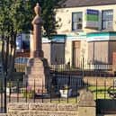 The war memorial in Standish has been repaired after being damaged in October last year.