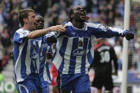 Pascal Chimbonda during his memorable one and only season with Latics