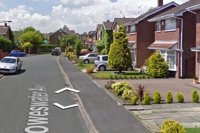 A general view of Loweswater Avenue, Astley, where the crash and fire happened
