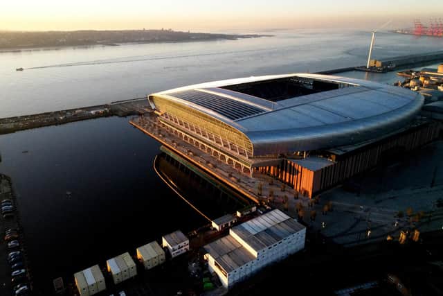 Everton's new stadium at Bramley Moore Dock in Liverpool
