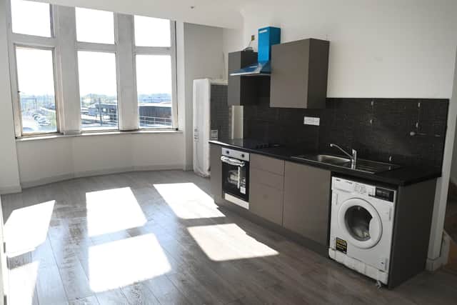One of the apartments which is not far off completion