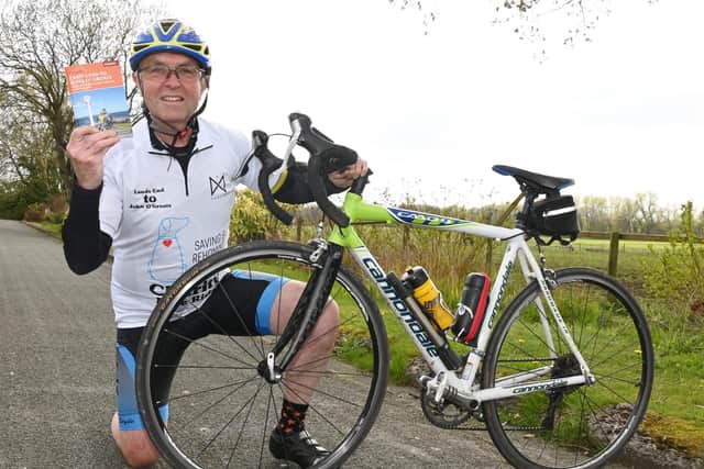 Dave Oxley from Standish, is preparing for an epic charity cycle, from Land's End to John O'Groats, to raise funds for Saving and Rehoming Strays charity