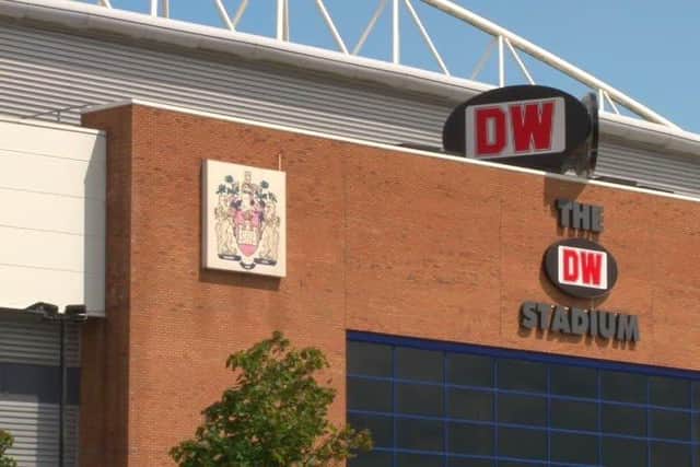 Firefigthters were called to the DW Stadium at 3am
