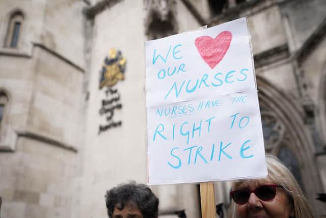 Nurses went on strike on May 1 and 2