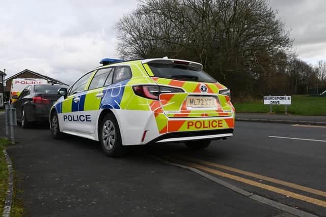 Police were called to the scene in Braithwaite Road, Lowton, where a 5G mast was being erected by contractors on behalf of the Three network.