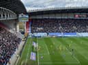 A bumper crowd took in the recent derby against Bolton