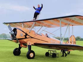 Diane, thankfully, returned to the ground in one piece