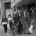 Retro 1975 - Wigan Cinema ABC club members with their pets on Saturday morning ready for the judging