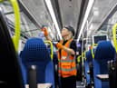 The massive operation to clean Northern's trains every year n- which includes 32,759 microfibre cloths