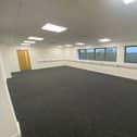 Centenary Court office space, with views across to Pennington Flash.
